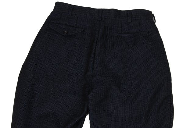 COMME des GARCONS HOMME DEUX Stripe Wool Pants Black Size S
