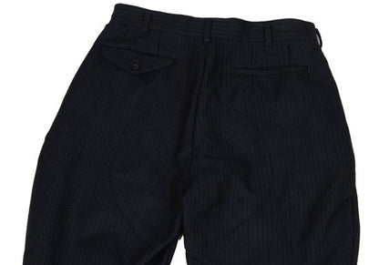 COMME des GARCONS HOMME DEUX Stripe Wool Pants Black Size S