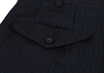 COMME des GARCONS HOMME DEUX Stripe Wool Pants Black Size S