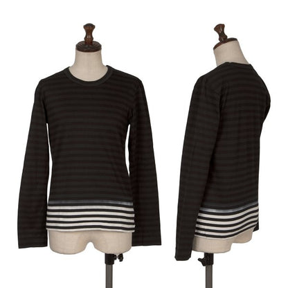 BLACK COMME des GARCONS Cotton Dyed Stripe Shirt Size S
