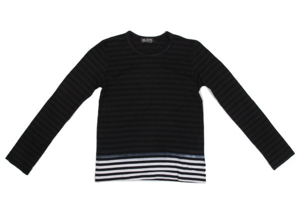 BLACK COMME des GARCONS Cotton Dyed Stripe Shirt Size S