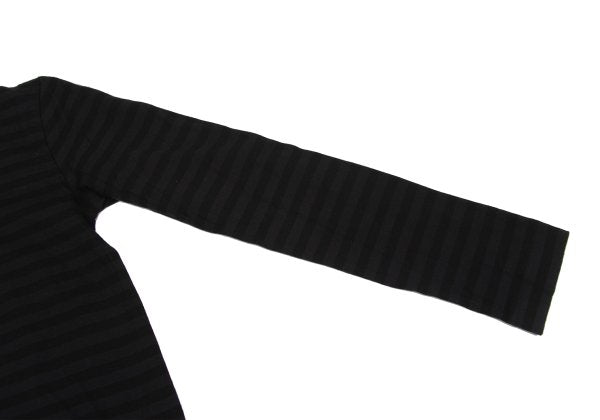 BLACK COMME des GARCONS Cotton Dyed Stripe Shirt Size S