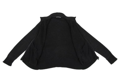 ISSEY MIYAKE MEN Black Cotton Mesh Double Zip Jacket Size 2