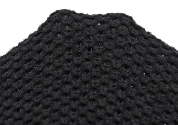ISSEY MIYAKE MEN Black Cotton Mesh Double Zip Jacket Size 2