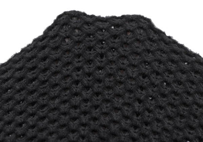 ISSEY MIYAKE MEN Black Cotton Mesh Double Zip Jacket Size 2
