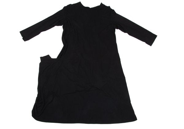 Yohji Yamamoto NOIR Cotton Stretch Back Dress Black Size 2