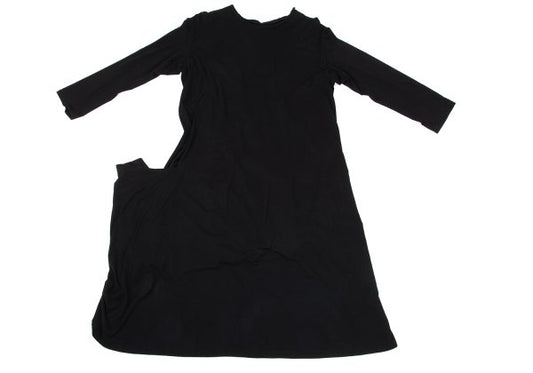 Yohji Yamamoto NOIR Cotton Stretch Back Dress Black Size 2