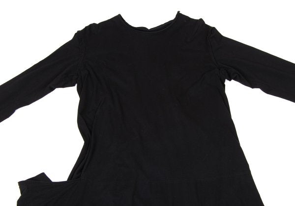 Yohji Yamamoto NOIR Cotton Stretch Back Dress Black Size 2