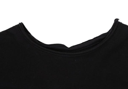 Yohji Yamamoto NOIR Cotton Stretch Back Dress Black Size 2