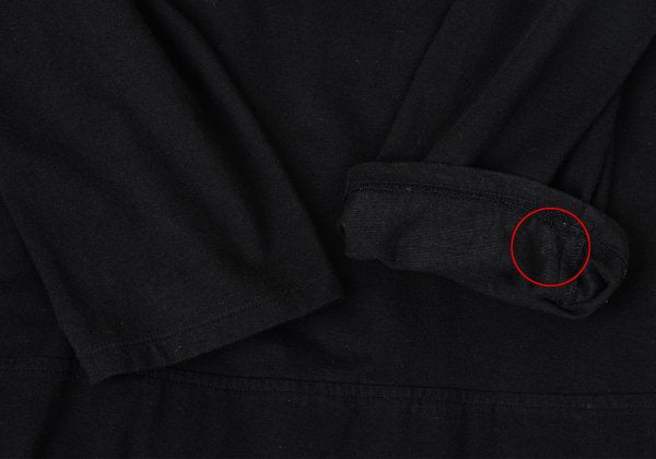 Yohji Yamamoto NOIR Cotton Stretch Back Dress Black Size 2