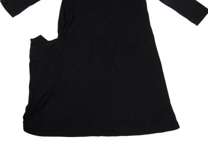 Yohji Yamamoto NOIR Cotton Stretch Back Dress Black Size 2