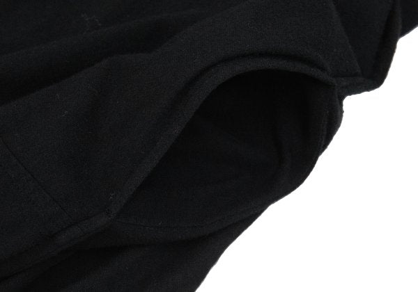 Yohji Yamamoto NOIR Cotton Stretch Back Dress Black Size 2