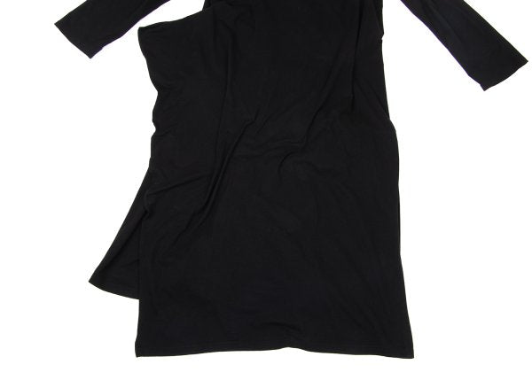Yohji Yamamoto NOIR Cotton Stretch Back Dress Black Size 2