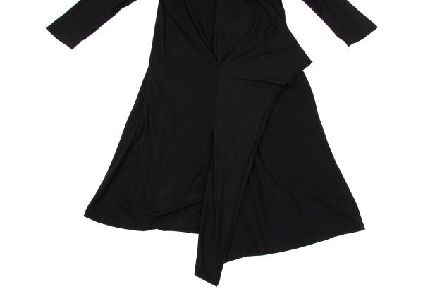 Yohji Yamamoto NOIR Cotton Stretch Back Dress Black Size 2