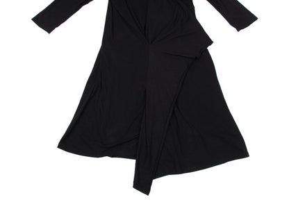 Yohji Yamamoto NOIR Cotton Stretch Back Dress Black Size 2