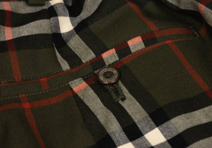 Burberrys' Nova Check Two-Pleat Pants Green Size M