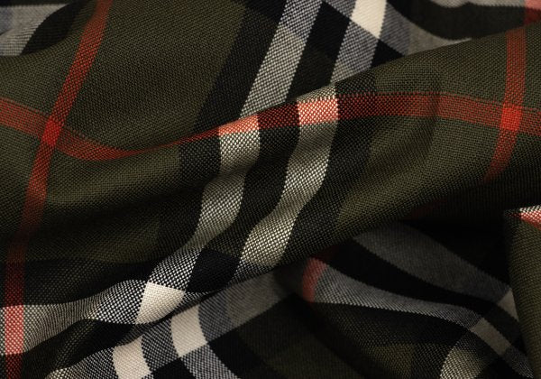 Burberrys' Nova Check Two-Pleat Pants Green Size M