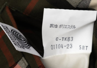 Burberrys' Nova Check Two-Pleat Pants Green Size M
