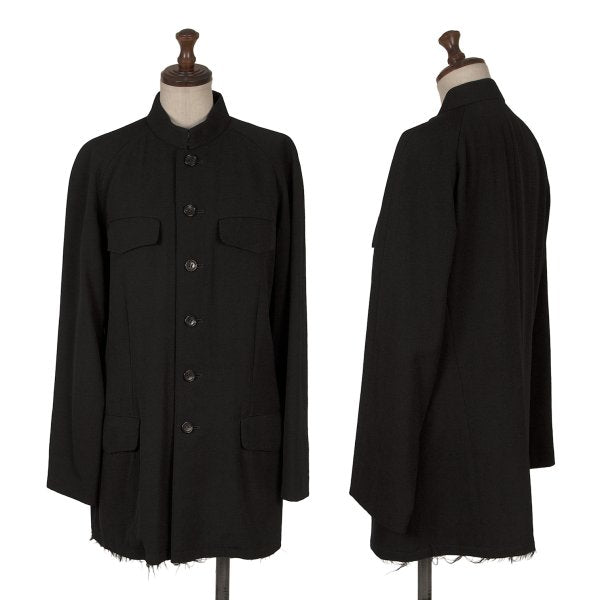COMME des GARCONS Gabardine Mandarin Jacket Black Size M
