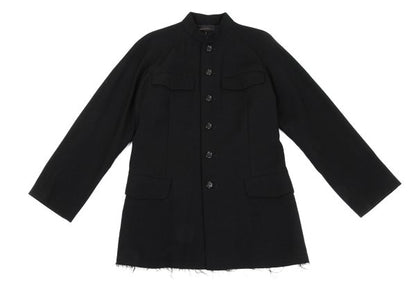 COMME des GARCONS Gabardine Mandarin Jacket Black Size M