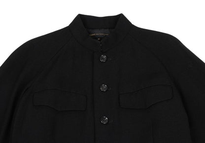 COMME des GARCONS Gabardine Mandarin Jacket Black Size M