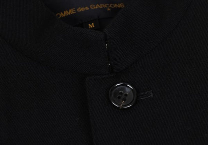 COMME des GARCONS Gabardine Mandarin Jacket Black Size M