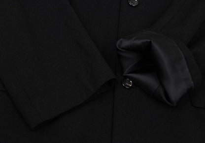 COMME des GARCONS Gabardine Mandarin Jacket Black Size M