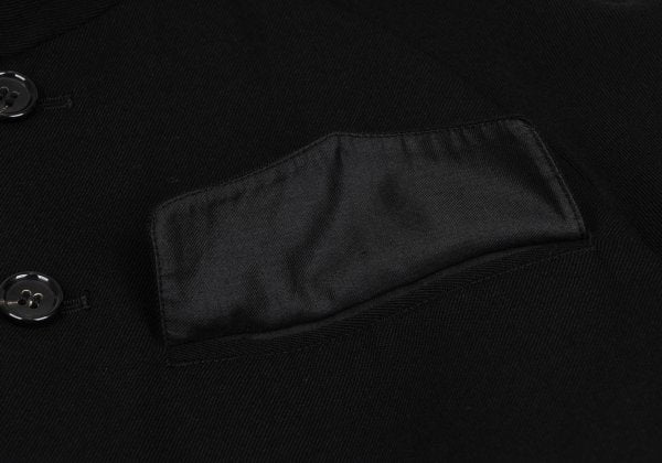 COMME des GARCONS Gabardine Mandarin Jacket Black Size M