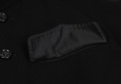 COMME des GARCONS Gabardine Mandarin Jacket Black Size M