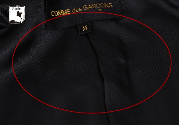 COMME des GARCONS Gabardine Mandarin Jacket Black Size M
