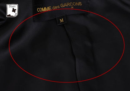 COMME des GARCONS Gabardine Mandarin Jacket Black Size M