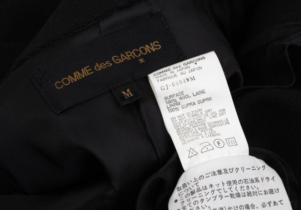 COMME des GARCONS Gabardine Mandarin Jacket Black Size M