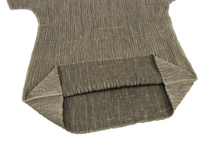 HIROKO BIS Polyester Pleated High Neck T-Shirt Khaki Size 9