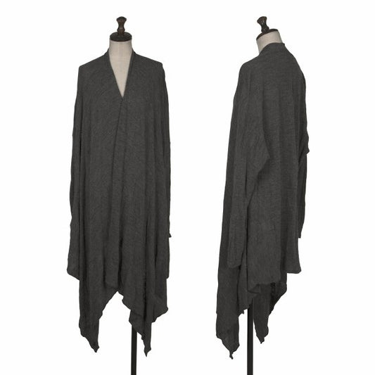 LIMI feu Rayon Wool Dot Jacquard Cardigan Gray Size S