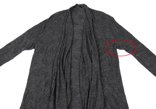 LIMI feu Rayon Wool Dot Jacquard Cardigan Gray Size S