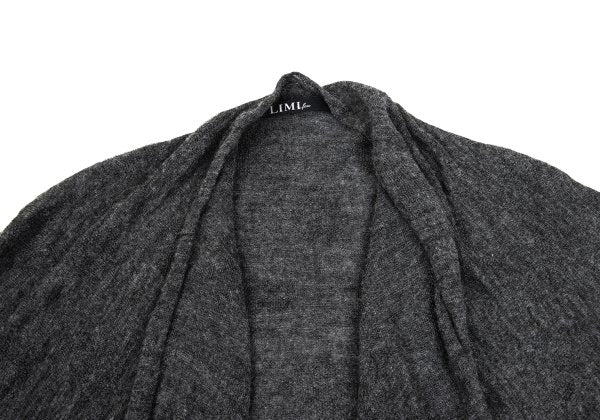 LIMI feu Rayon Wool Dot Jacquard Cardigan Gray Size S