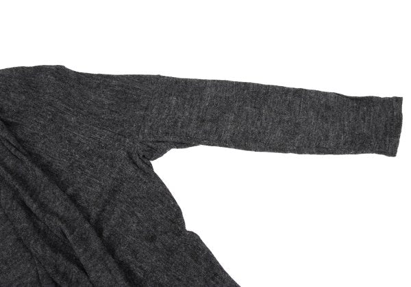 LIMI feu Rayon Wool Dot Jacquard Cardigan Gray Size S