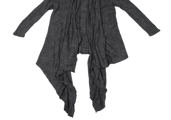 LIMI feu Rayon Wool Dot Jacquard Cardigan Gray Size S