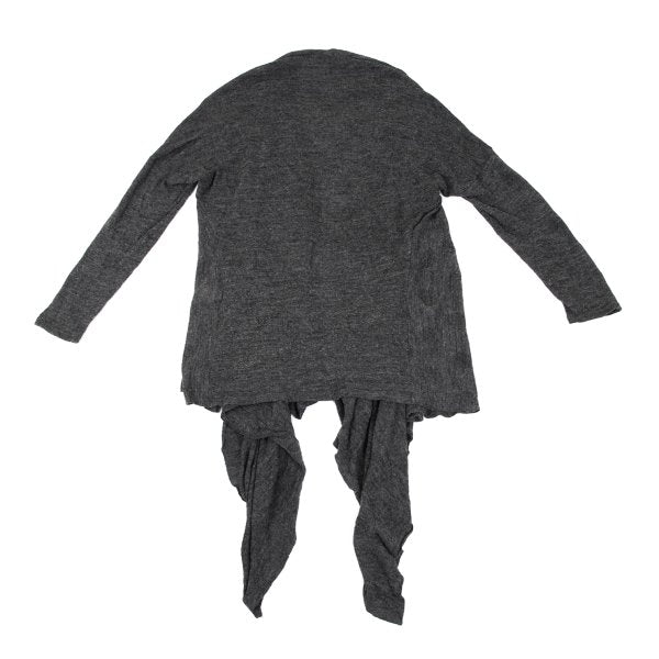 LIMI feu Rayon Wool Dot Jacquard Cardigan Gray Size S