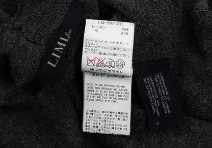 LIMI feu Rayon Wool Dot Jacquard Cardigan Gray Size S
