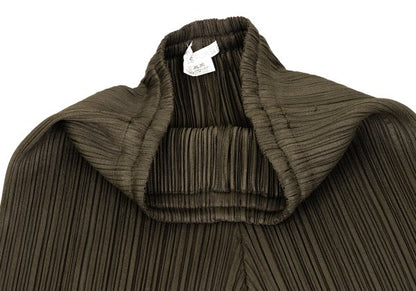PLEATS PLEASE Pleated Straight Pants Khaki Green Size 2