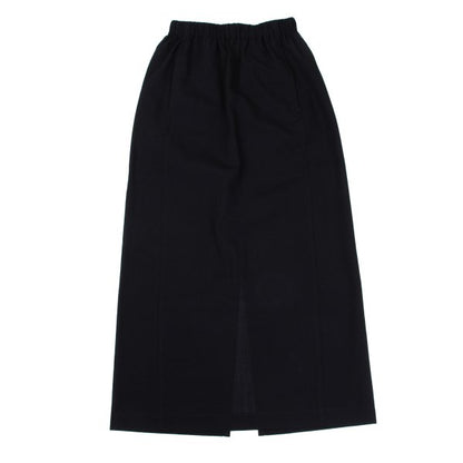 COMME des GARCONS Summer Wool Maxi Skirt Navy Size M