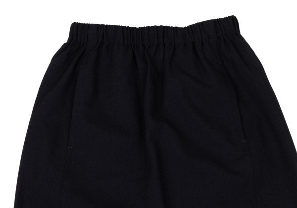 COMME des GARCONS Summer Wool Maxi Skirt Navy Size M