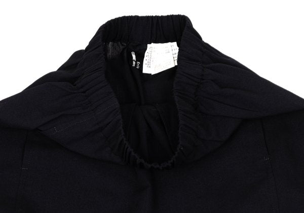 COMME des GARCONS Summer Wool Maxi Skirt Navy Size M
