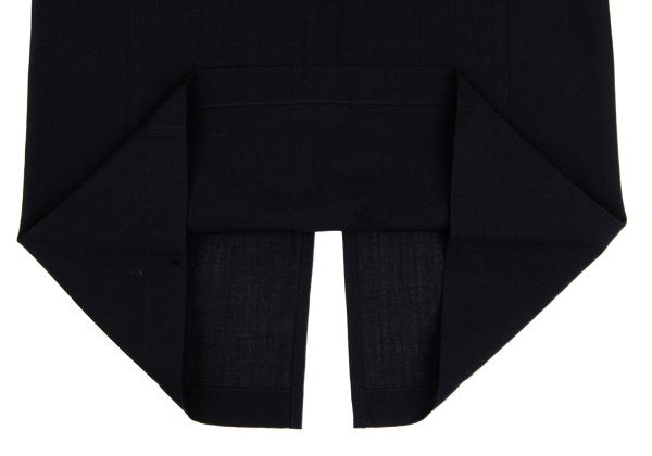 COMME des GARCONS Summer Wool Maxi Skirt Navy Size M
