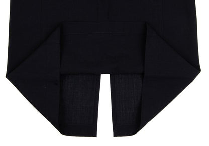 COMME des GARCONS Summer Wool Maxi Skirt Navy Size M