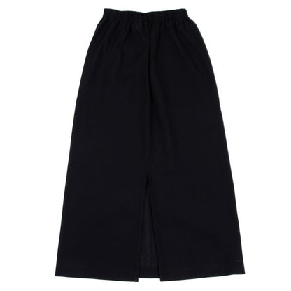 COMME des GARCONS Summer Wool Maxi Skirt Navy Size M