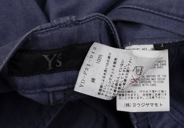 Y's Cotton Shorts Light Blue Size 1