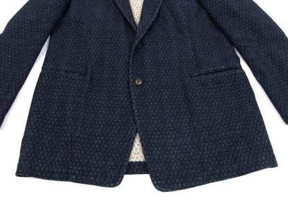Yohji Yamamoto POUR HOMME Patterned Blazer Navy Size 2