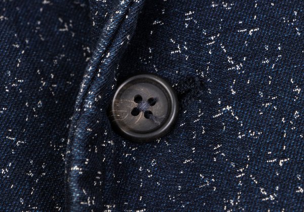 Yohji Yamamoto POUR HOMME Patterned Blazer Navy Size 2